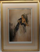 William Russell Flint (1880-1969) Limited Edition gallery embossed print 'Ray'. 446/850. Comes