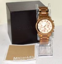 A michael Kors Gents watch boxed.