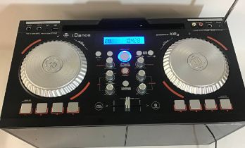 iDANCE ENERGY XD3 DJ MUSIC SYSTEM. This unit comes boxed with power supply and powers up when