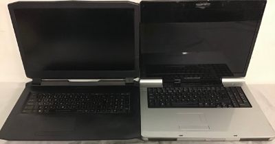 GAMERS LAPTOP COMPUTERS X 2. Here we have a Alienware LCD WUXGA followed by a Notebook computer