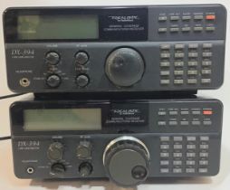 REALISTIC GENERAL COVERAGE COMMUNICATION RECEIVERS X 2. These are model No’s. DX-394 and both