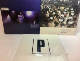 PORTISHEAD VINYL ALBUMS X 3. Titles here are as follows - Roseland NYC Live - Dummy and their self