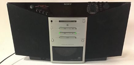 SONY PERSONAL MINIDISC SYSTEM. THIS IS MODEL No. ZS-M7 and powers up when plugged in.
