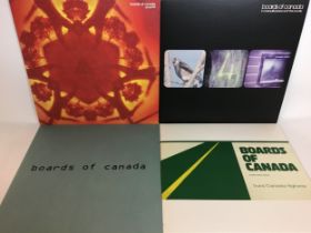 BOARDS OF CANADA 12” VINYL X 4. Selections here include - Spam - Geogaddi - Trans Canadian