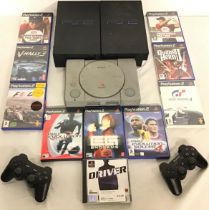 VARIOUS SONY GAMING CONSOLES AND GAMES. Found here in this lot we have a Sony PlayStation plus 2 x