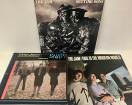 THE JAM VINYL LP RECORDS X 3. Titles in this group include - This Is The Modern World’ - Snap (