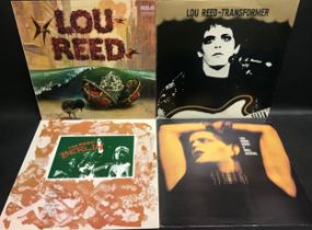 LOU REED VINYL LP RECORDS X 4. Here we have titles - Berlin (with insert) - Rock ‘n’ Roll Animal -