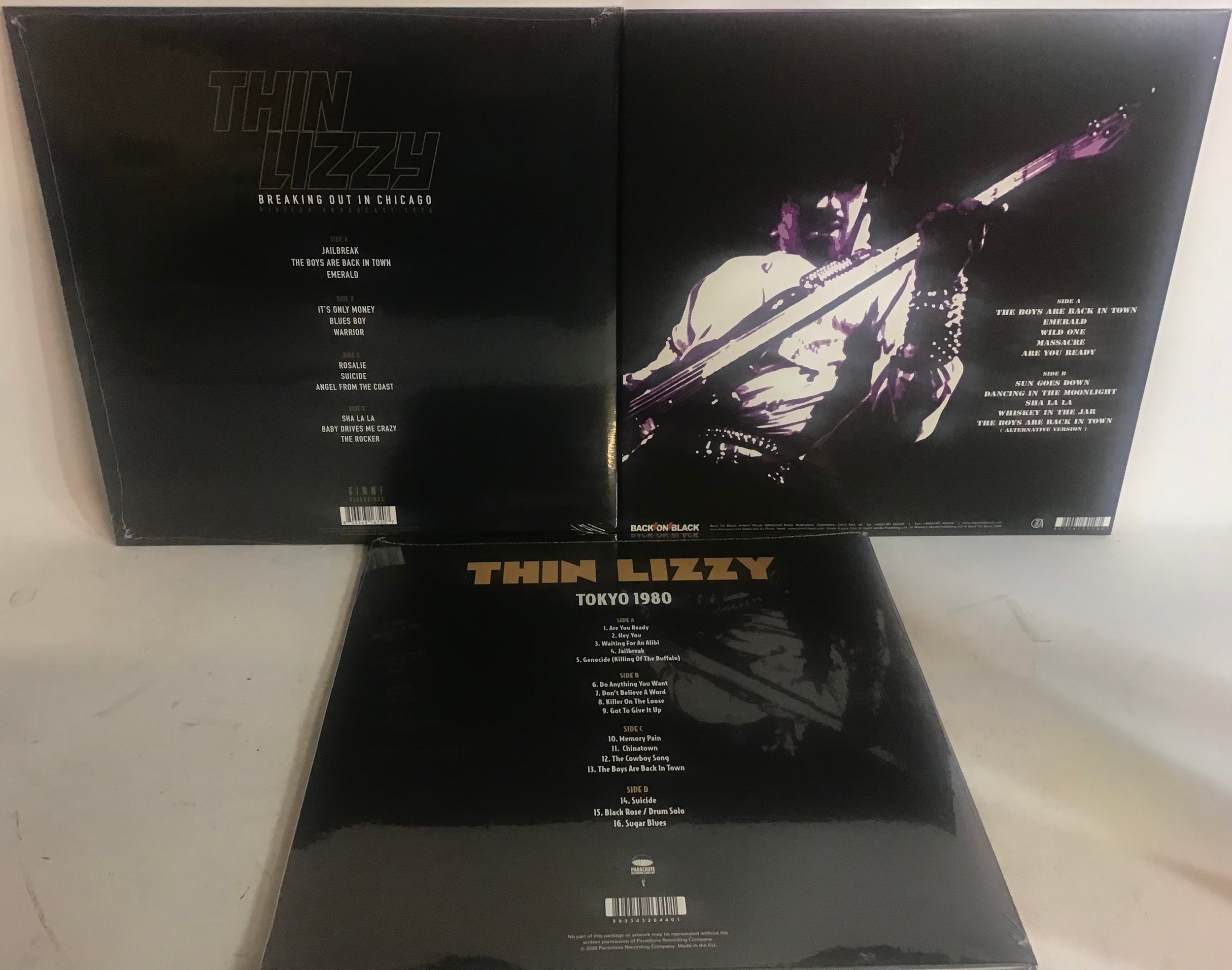 THIN LIZZY NEW VINYL ALBUMS X 3. Titles as follows - Breaking Out In Chicago (Factory Sealed) - - Image 2 of 3