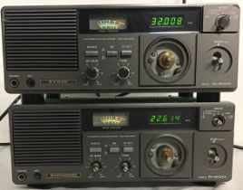 COMMUNICATION RECEIVERS X 2. Both units having same model No. from Trio and Kenwood - R-600. They