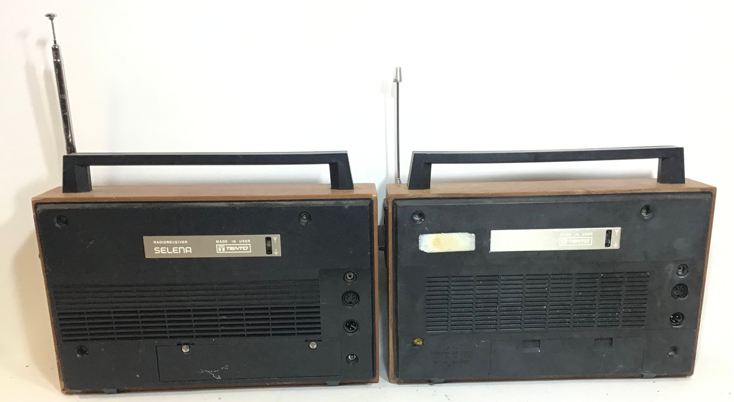 SELENA RADIO RECEIVERS X 2. Made in the USSR and having model No’s Vega 215. Both untested. - Image 2 of 2