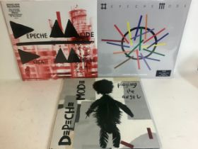 DEPECHE MODE VINYL ALBUMS X 3. Titles here include - Delta Machine (factory sealed) - Sounds Of