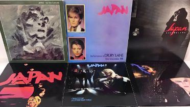 JAPAN VINYL LP RECORDS X 6. Titles here are - Adolescent Sex - Obscure Alternatives - Assemblage -