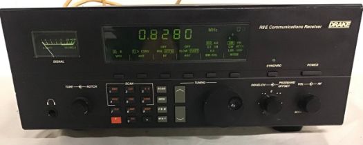 DRAKE R8E COMMUNICATIONS RECEIVER. It is suitable for use by ham/amateur radio enthusiasts and is