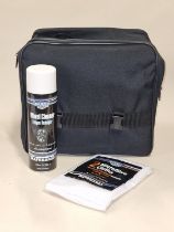 A complete and unused Scotts Safegard car cleaning kit.