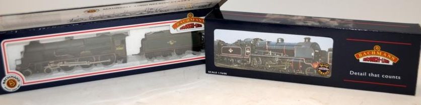 Bachmann OO gauge locomotives 31-403 Lord Nelson-Lord Anson and 32-153 N Class Lined Southern Green.