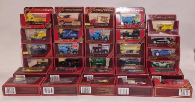 Large group of boxed 1980's Matchbox Models of Yesteryear die cast models. All appear new with boxes