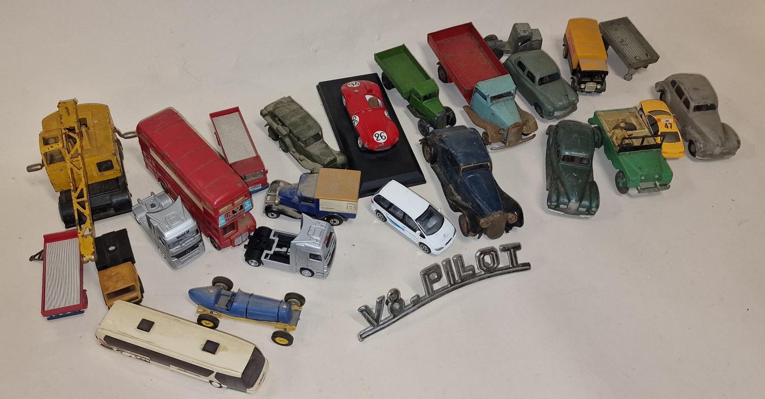 Collection of unboxed play worn vintage and modern die cast vehicles to include Chad Valley and - Image 2 of 5