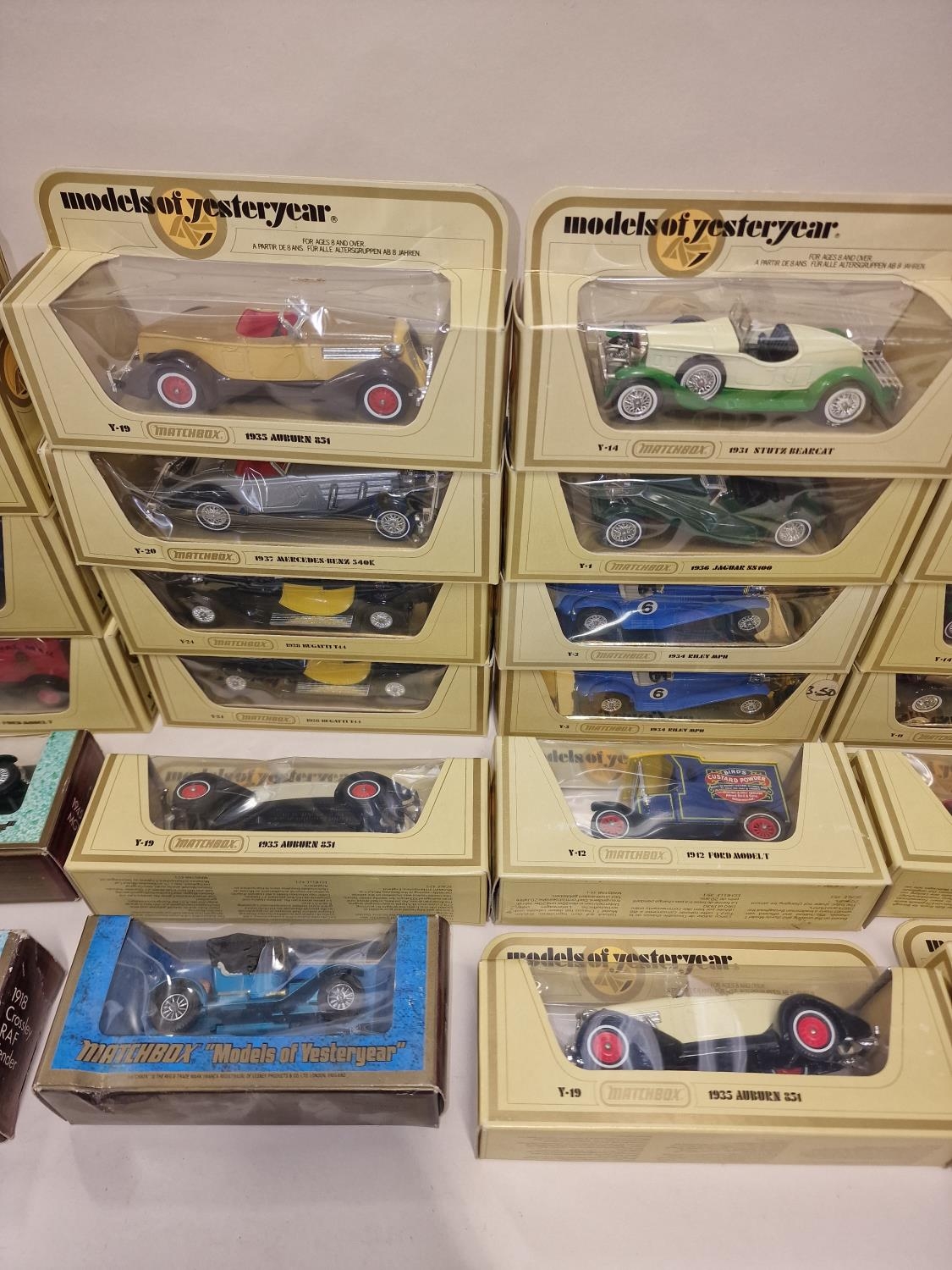 Large group of boxed mainly 1970's Matchbox Models of Yesteryear die cast models. Boxes suffering - Image 3 of 4