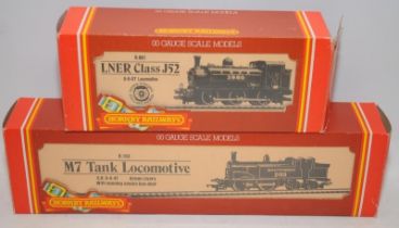2 x Hornby OO gauge Locomotives, Class J52 ref:R861 and Mk 7 Tank ref:R103. Both boxed