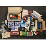 Mixed vintage collectable toys and model railway items to include die cast cars and locomotive