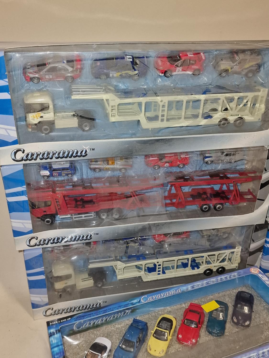 Cararama group of boxed die cast car sets, boxes are dusty (11). - Image 2 of 4
