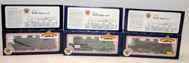 3 x Bachmann OO gauge locomotives ref: 31-600, 31-601 and 31-606. All boxed