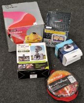 Colleciton of boxed car related items to include car polisher, TomTom Sat Nav and other items (5).