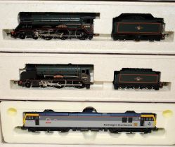 Hornby Top Link OO gauge LocomotivesR289 BR Co-Co Class 92 Railfreight Distribution, R315 BR Class