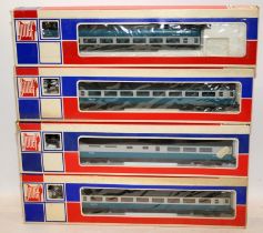Jouef OO gauge British Rail Inter-City Coaches. 4 in lot, all boxed