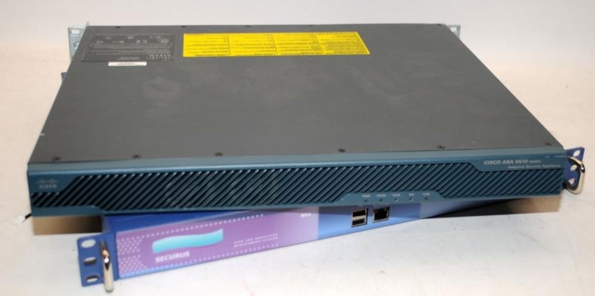 Cisco ASA 5500 and Securus NG2 security servers. Removed from a working environment