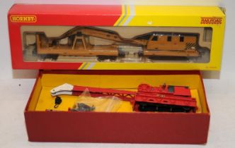 Vintage Hornby Dublo Breakdown Crane ref:4620 in solid red box c/w boxed Hornby Railroad Breakdown