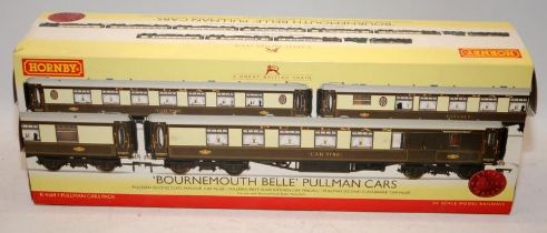 Hornby OO gauge Bournemouth Belle Pullman cars set ref:R4169. Boxed