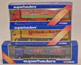 Corgi Superhaulers boxed die cast group to include TY87004, TY86715 and TY86803 (3).