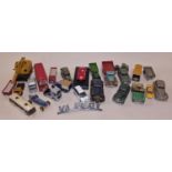 Collection of unboxed play worn vintage and modern die cast vehicles to include Chad Valley and