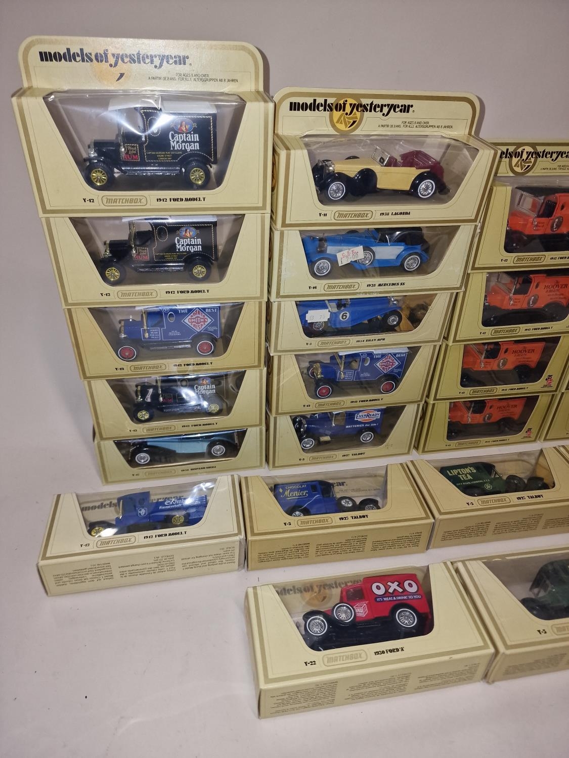 Large group of boxed 1970's Matchbox Models of Yesteryear die cast models. All appear new with boxes - Image 2 of 3
