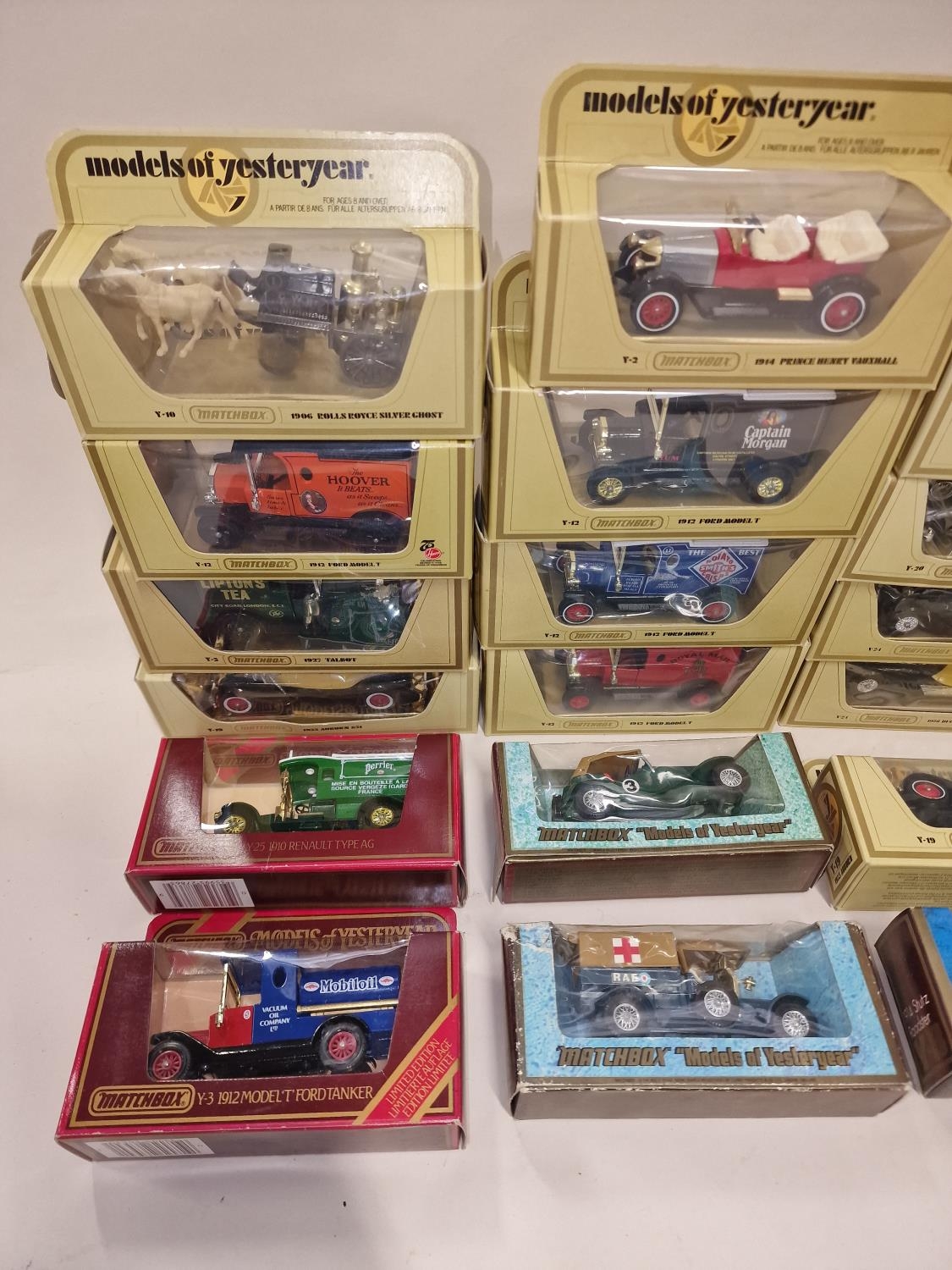 Large group of boxed mainly 1970's Matchbox Models of Yesteryear die cast models. Boxes suffering - Image 2 of 4