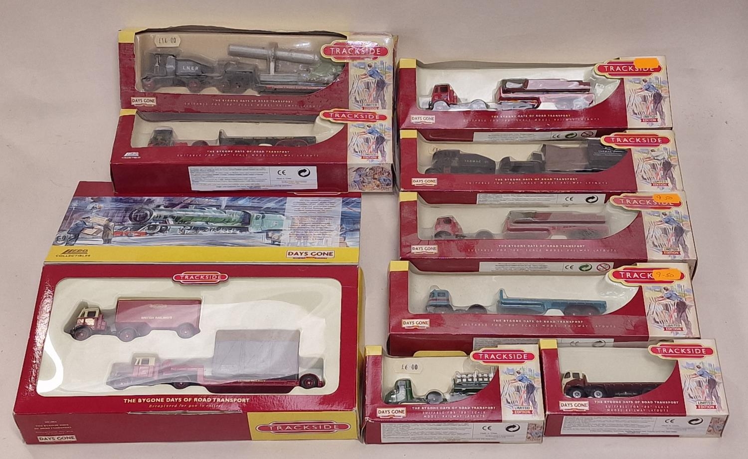 Lledo Trackside boxed die cast group. Some of the boxes need a clean (9).
