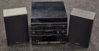 Toshiba SL-3129 stereo sound system complete with original box together with a pair of Toshiba