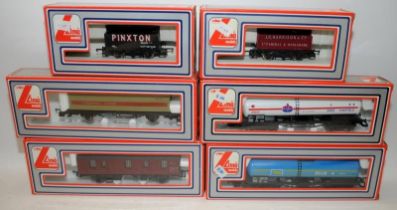 Lima HO/OO gauge goods wagons x 6. All boxed