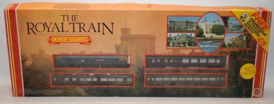 Hornby OO gauge The Royal Train electric train set ref:R557, train and coaches only. Boxed