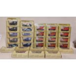Large group of boxed 1970's Matchbox Models of Yesteryear die cast models. All appear new with boxes