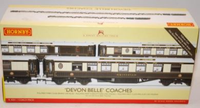Hornby OO gauge Devon Belle Coaches set ref:R4251
