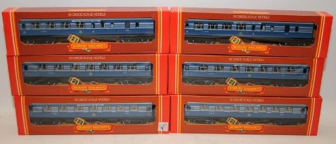 Hornby OO gauge Coronation Scot coaches R422 and R423. 6 in lot, all boxed