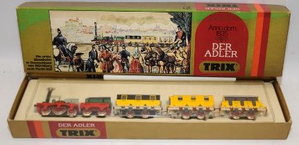 Trix HO gauge Der Adler locomotive and coaches set ref :52-1200-00. Boxed