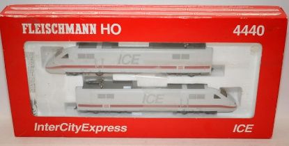 Fleishmann HO gauge German High Speed Train Set ICE Intercity Express ref:4440. Boxed