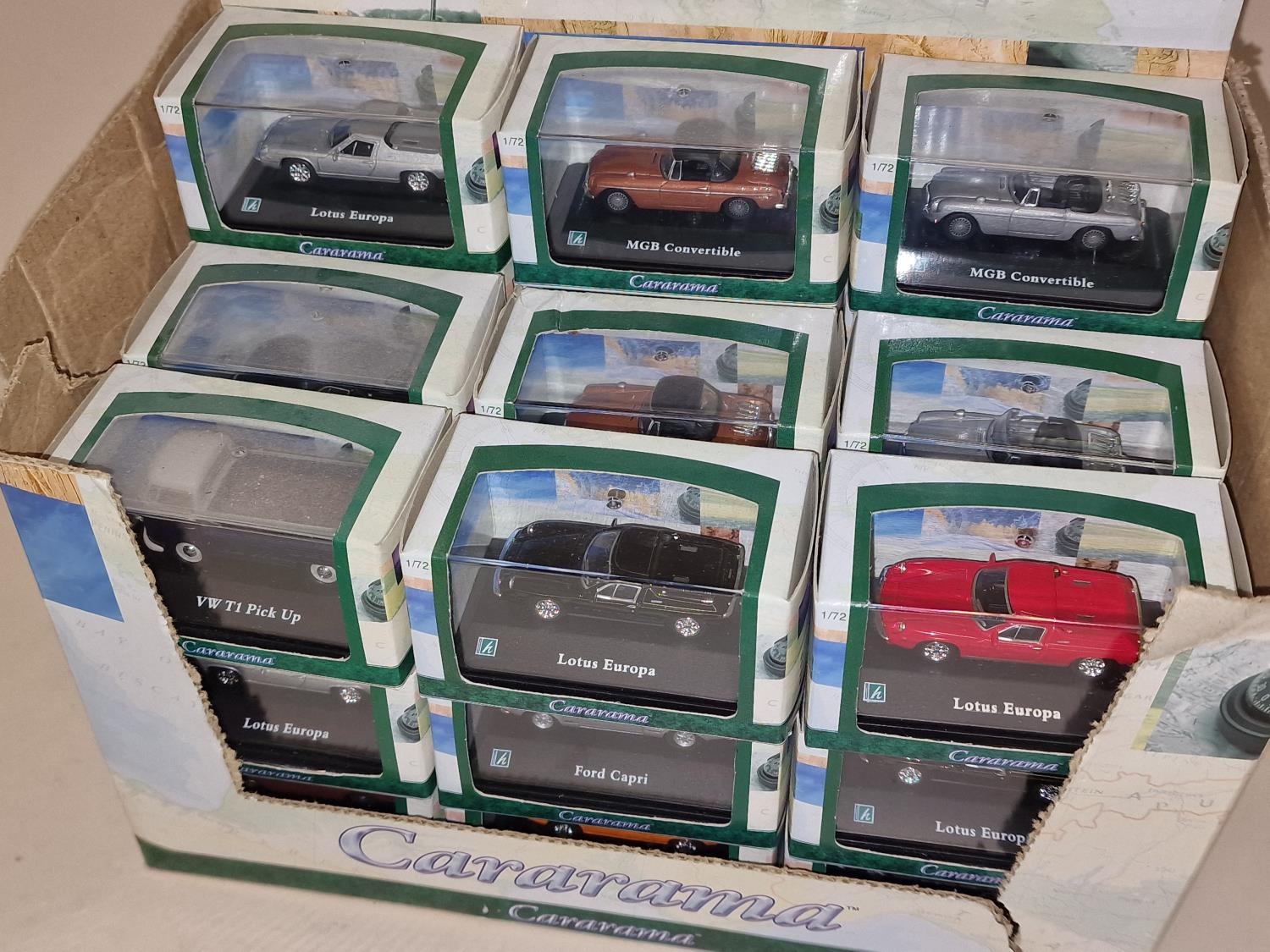 Cararama retail box of 1:72 scale die cast vehicles. Various makes and models. 30 in box. - Image 2 of 2