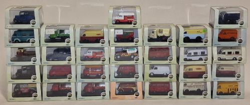 Large group of boxed Oxford 1:76 scale Commercials diecast vehicles (31).