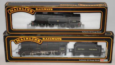 2 x Mainline railways OO gauge locomotives, Patriot Class ref: 37-076 and N2 Class ref:54155