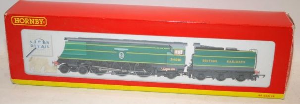 Hornby OO gauge Locomotive Battle of Britain Class 92 Squadron ref:R2220. Boxed