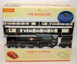 Hornby OO gauge Orient Express - The Boxed Set. Premier electric train set ref:R1038. Boxed.